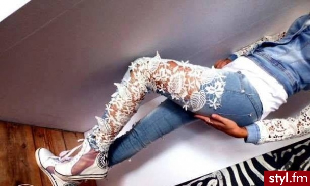 Jeansy Spodnie Moda