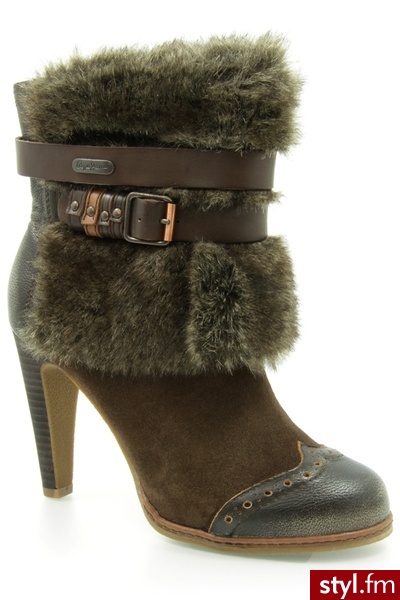 Pepe Jeans BOTKI HEELED ANKLE BOOT - Botki Buty Moda