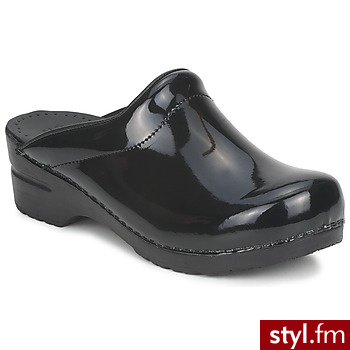 Sanita Chodaki SONJA OPEN Black VERNI - Pozostałe Buty Moda
