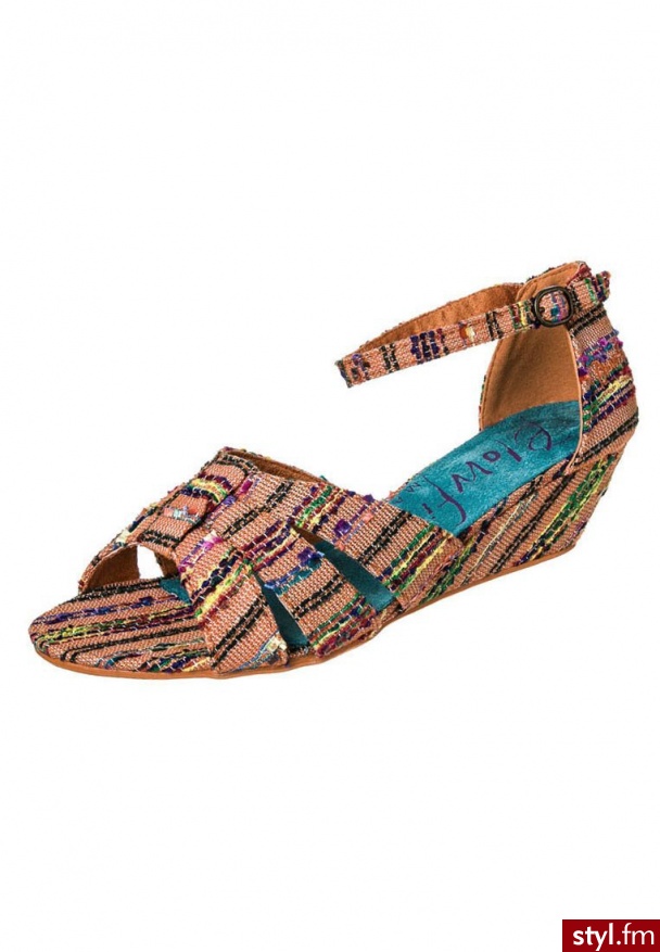 Blowfish SABLE Sandały na koturnie pomarańczowy BF2876 - Koturny Buty Moda