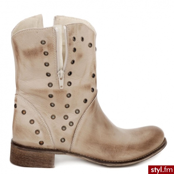 Venezia BOTKI 129 SAV MARMO - Botki Buty Moda