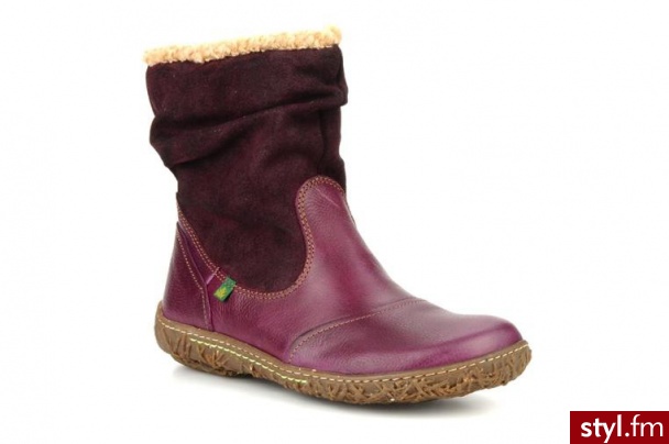 El Naturalista PÓŁBUTY I BOTKI NIDO NO730 BY EL NATURALISTA (Fioletowy) - Botki Buty Moda