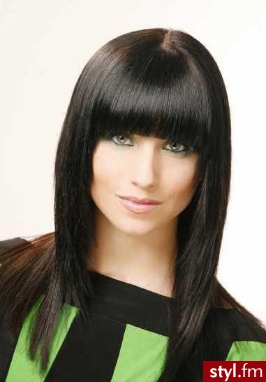 Średnie Fryzury