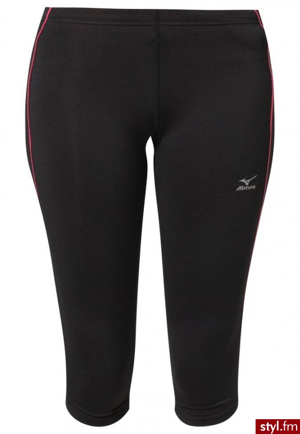 Mizuno PERFORMANCE Rajstopy 77RT322 Czarny - Leginsy Spodnie Moda