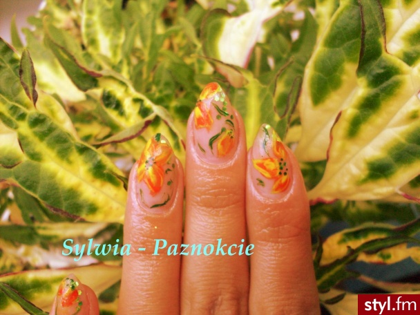 jesienne szpice - Paznokcie