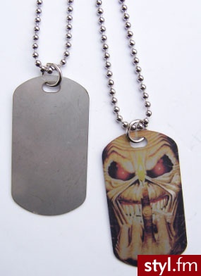 Nieśmiertelnik IRON MAIDEN - Wisiorki Biżuteria Moda