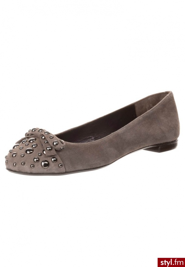365 Sinela FLORENCE Baleriny szary - Balerinki Buty Moda