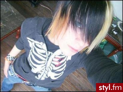 EMO Alternatywne Średnie Fryzury