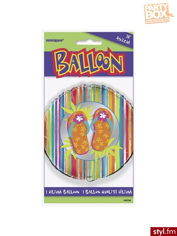 Balon foliowy KLAPKI (U29769) - Klapki Buty Moda