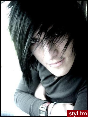 EMO Alternatywne Średnie Fryzury