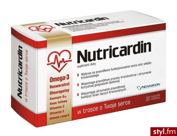 Novascon Nutricardin X 30 Kaps - Bransoletki Biżuteria Moda
