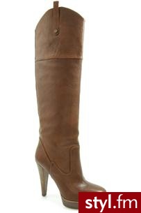 Guess KOzAKI KARMITRA STIVALE BOOT LEATHER LUGGA - Kozaki Buty Moda