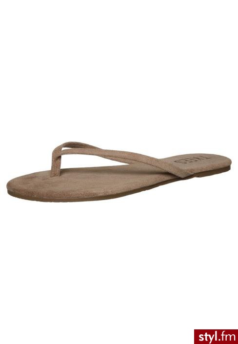 Tkees CREAMS Japonki beżowy - Klapki Buty Moda
