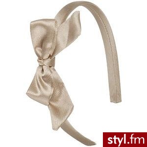 Świetna atłasowa przepaska zkokardką na włosy:) - Pozostałe Dodatki Moda