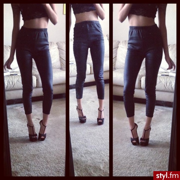 Leginsy Spodnie Moda