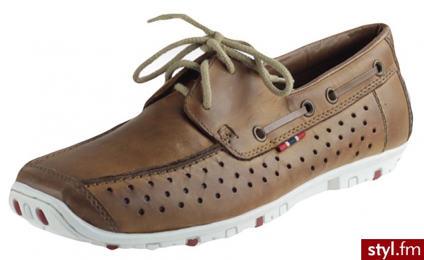 Rieker Półbuty 08925-24 Brązowe - Półbuty Buty Moda