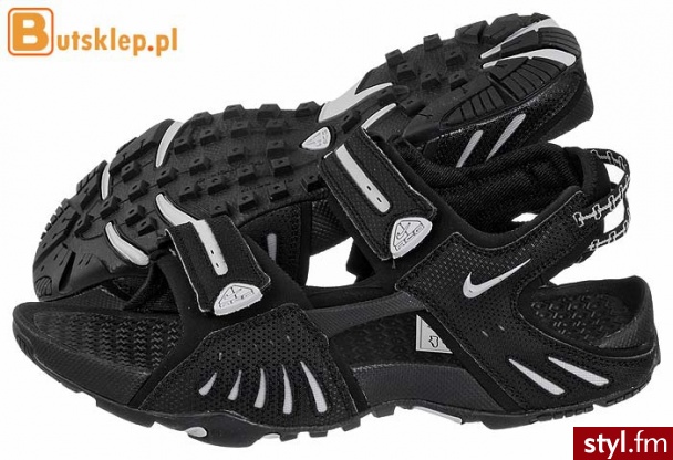 Nike buty Santiam 4 (312839-002) Sandały Czarny - Sandały Buty Moda