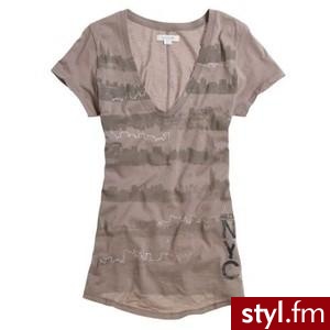 American Eagle Women\\\'s Aerie NYC Scoop Graphic T Sweet Cinde... - Polyvore. Pobrano ze strony: http://www.polyvore.com/american_eagle_womens_aerie_nyc/thing?id=15926661 - Pozostałe Ciuchy Moda