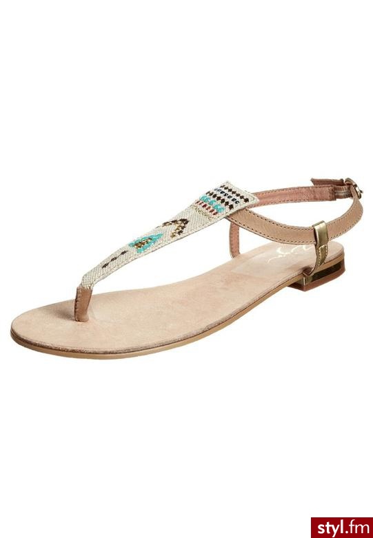 zign Japonki beżowy S1335014 - Klapki Buty Moda