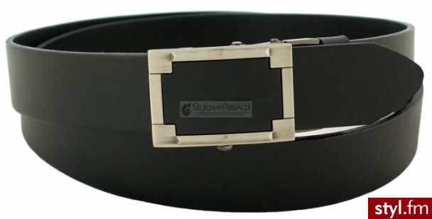 Stylowe Paski Czarny modB27 - Paski Dodatki Moda