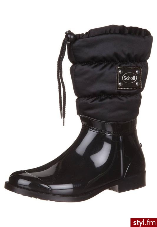 Scholl VESTMANN Kalosze czarny - Kalosze Buty Moda