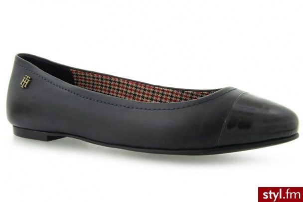 Tommy Hilfiger BALERINY ANNE 2 A MIDNIGHT - Balerinki Buty Moda