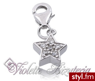 Violette Srebrna przywieszka diamentowa kolekcja 106 - Wisiorki Biżuteria Moda