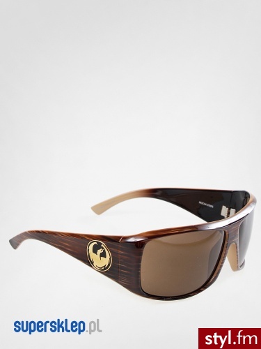 DRAGON OKULARY MOCHA STRIPE/BRZ L 1449 (Calavera) - Okulary Dodatki Moda