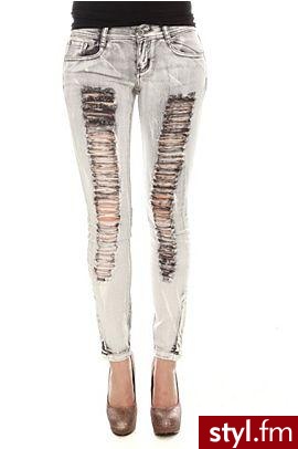 Jeansy Spodnie Moda