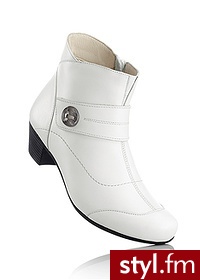 Bonprix Botki skórzane 915563_23092 - Botki Buty Moda