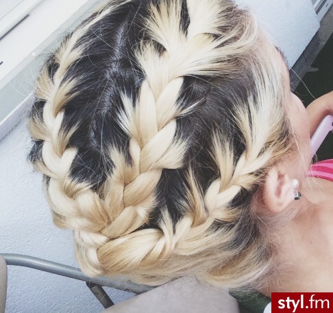 Blond Warkocze Kręcone Na co dzień Krótkie Fryzury