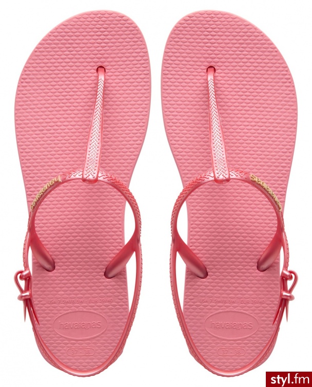 Havaianas JAPONKI SANDAŁKI FREEDOM CORAL - Klapki Buty Moda