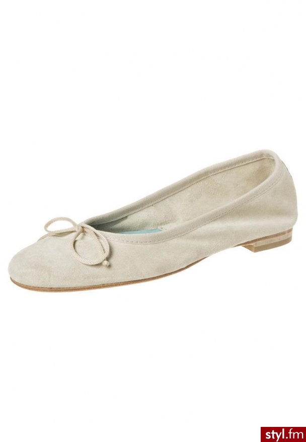 Fred de la Bretoniere Baleriny beżowy (FWO16.101007d) - Balerinki Buty Moda