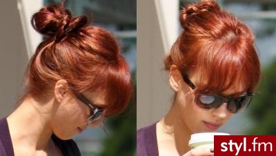 Rude Kok Proste Na co dzień Średnie Fryzury