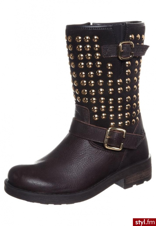 fullstop. Kowbojki i Buty motocyklowe brązowy (MK6002F3I) - Pozostałe Buty Moda