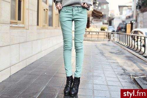 Jeansy Spodnie Moda