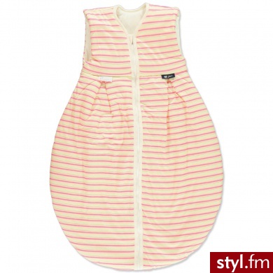 Alvi Śpiworek Jersey Thermo 110 Cm W Paski Kolor Różowy - Paski Dodatki Moda