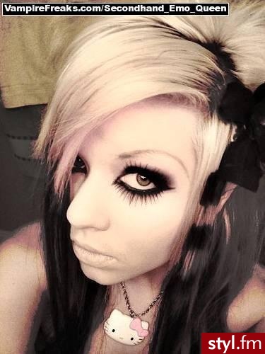 EMO Alternatywne Średnie Fryzury