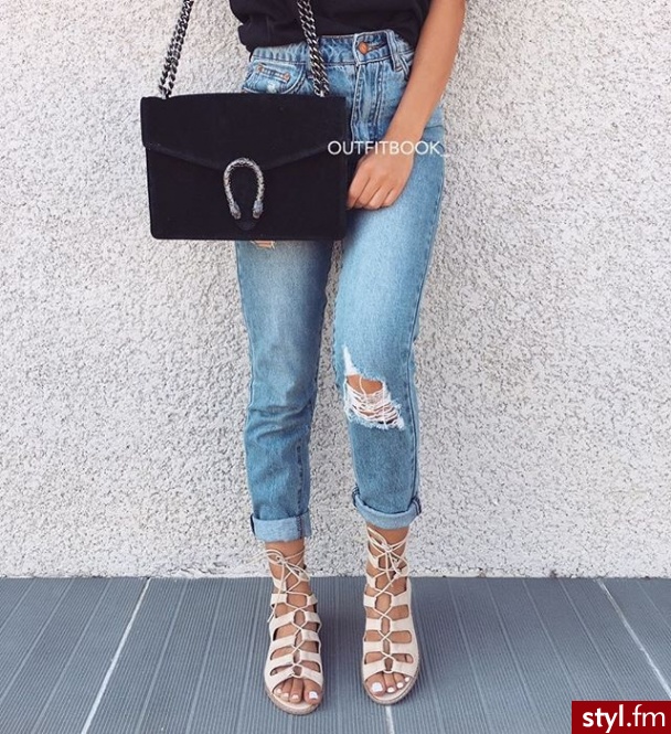 Jeansy Spodnie Moda