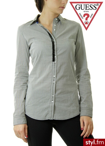 Guess KOSZULA JEANS ADORA SHIRT - Koszule Ciuchy Moda