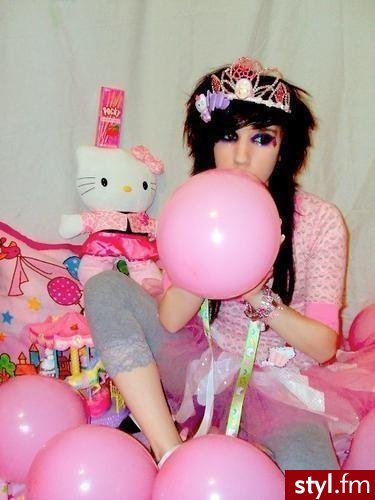 EMO Alternatywne Średnie Fryzury