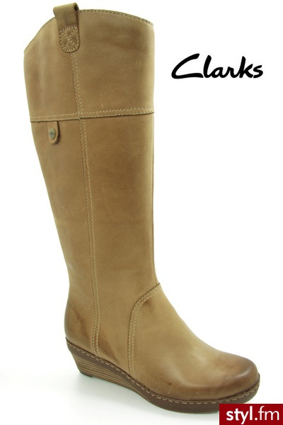 Clarks MARILYN LISA CARAMEL - Koturny Buty Moda