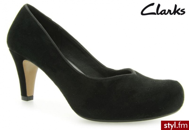 Clarks Chorus Voice Black Sde - Czółenka Buty Moda