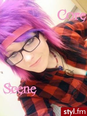 EMO Alternatywne Średnie Fryzury