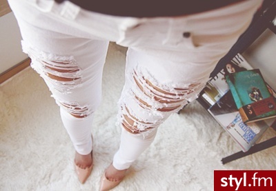 Jeansy Spodnie Moda