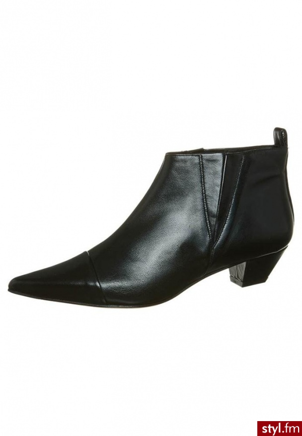 Oxitaly Botki czarny (B414) - Botki Buty Moda