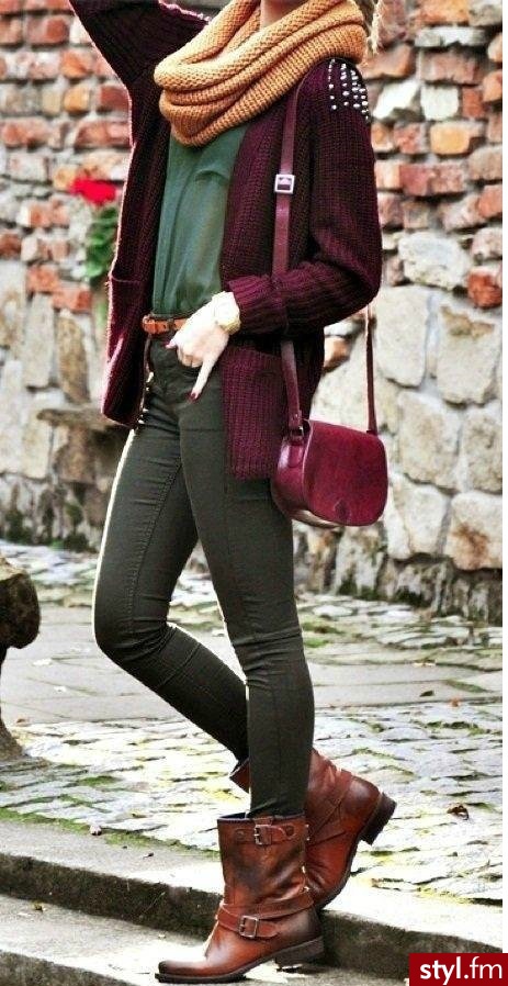 Na chłodniejsze dni - Moda uliczna Inne Moda