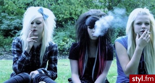EMO Alternatywne Średnie Fryzury
