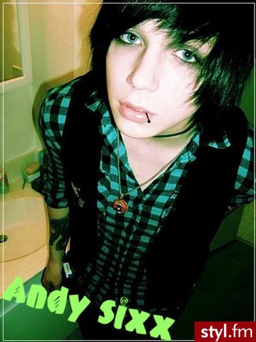 andy sixx <3 - EMO Alternatywne Średnie Fryzury