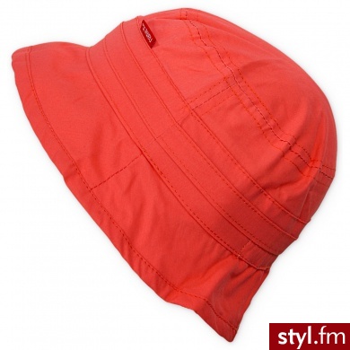 NAME IT Girls Mini Czapka przeciwsłoneczna YUKKI kolor coral - Nakrycia głowy Dodatki Moda